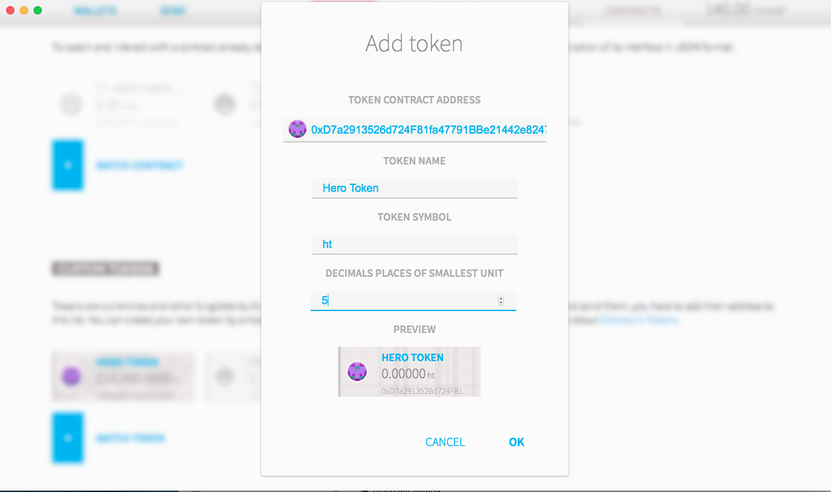 Ethereum Wallet Contract